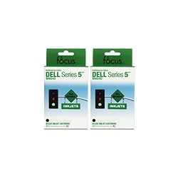 Remanufactured Valu 2-Pak for Dell: 2 Black Cartridges - by Abacus24-7
