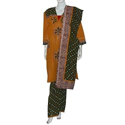 Buy Salwar Kameez Cotton Printed Embroidered Dress Size L (slk415)