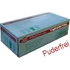 100 St�ck Einmalhandschuhe Latex Puderfrei Medium
