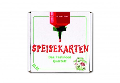 SpeiseKarten - Das Fast-Food Quartett: 32 Karten mit Gerichten und Spielanleitung