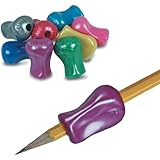 The Pencil Grip Metallic, Universal Ergonomic Training Gripper for Righties and Lefties, 6 Count Assorted Colors (TPG-11806)