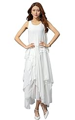 Fit-and-Flare Cocktail Summer Sleeveless Tank Chiffon Pleated Evening Dress/Prom Dress/Party Dress/Maxi Dress 