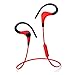 Pkman™ Wireless Noise Cancelling Bluetooth Stereo Sport Bluetooth Headphones/Headset/ Earphones for iPhone 6, 6 Plus, 5 5c 5s 4 and Android Devices (Black+Red)