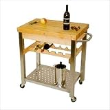 John Boos Cucina Americana D'Vino Kitchen Cart CUCD09-D