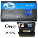 College Ladies Genuine Leather Clutch Wallet - Florida Gators