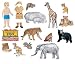 My Zoo Friends Feltboard Figure Set - Pre-Cut Figures