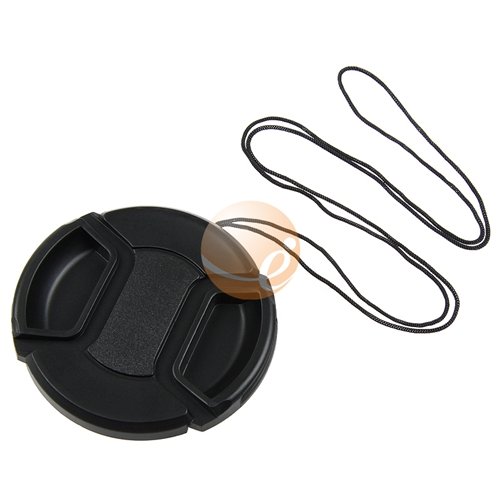 58 mm Camera Lens Cap, Black