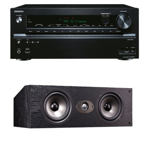 Onkyo TX-NR737 7.2-Channel Network A/V Receiver Plus A Polk Audio TSx 250C Center Channel Speaker