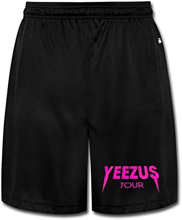 GLK300 Funny YEEZUS Tour Shorts For Mens Size XL Black