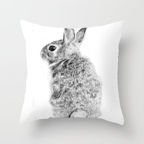 Popular Throw Pillow/Travel Pillow-Cotton Linen Square Decorative Throw Pillow Case Cushion Cover Exclusive Design Artworks-7343 Size:18"X18 "inch/(45cm x 45cm)