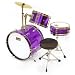 TKO 99 Junior 3 Piece Drum Set NEW PURPLE METALLIC