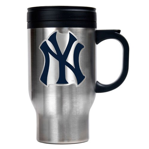New York Yankees Primary Logo Stainless Steel Travel Mug