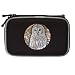 Nintendo DS Lite Black Carrying Case of Snow Owl (Arctic Owl, Barn Owl, Horned, Hooting)
