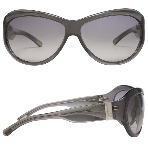 Skagen Denmark Womens Sunglasses Transparent Black Cat Eye #S001-ABMG