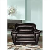 Collins Bonded Leather Chair in Black [Set of 2] Review