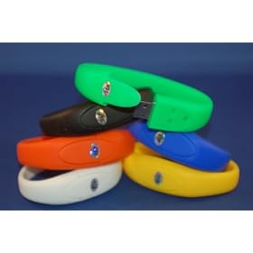Green USB 4GB Flash Drive Bracelet