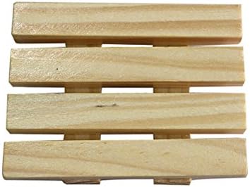 Elegance4beauty(TM) Brand NEW 97cm Natural Wood Soap Tray Holder Dish