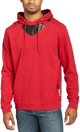 Sean John Men's Leather Neck Hoodie
