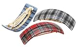France Luxe Rectangle Volume Barrette - Scott & Scottish