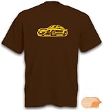 T-Shirt mit Motiv Youngtimer Porsche 911 Größe XXL