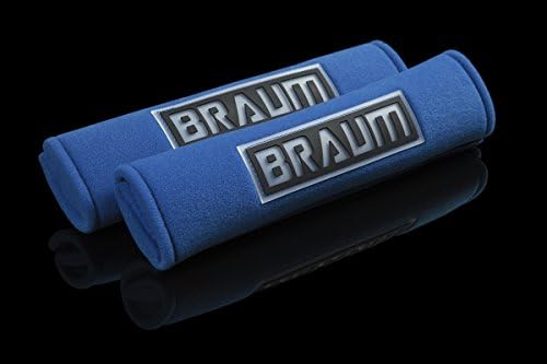 BRAUM Racing Harness Seat Belt Shoulder Pads 2" Blue
