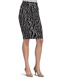 Bcbgeneration women's Printed Body Con Skirt, Black Multi, Large