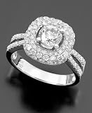 14k White Gold Diamond Ring (2 ct. tw.)