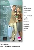 Mediven Assure, Opened Toe, 16-20 mmHg, Knee High Compression Stocking, Beige