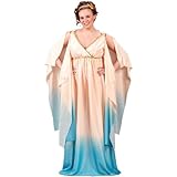 FunWorld Plus-Size Greek Goddess, CrÃ¨me/Light Blue, 16W-24W Costume