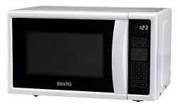 Sanyo EM-S2588W 0.7-Cubic-Foot Microwave Oven, White