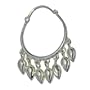 Silver Earring for Girls Dangle Style 1.5 inches