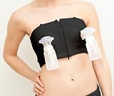 Simple Wishes Hands Free Breast Pump Bustier - Black -- size: s/m/l