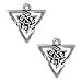 TierraCast Silver Plated Pewter Celtic Open Triangle Pendant Charm 21mm (1)