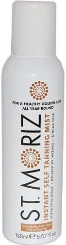 St Moriz Instant Self Tanning Mist - Natural Medium Glow 150ml by Just Coco (English Manual)