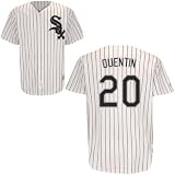 Men`s Chicago White Sox #20 Carlos Quentin Home Replica Jersey