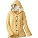 Cabela's Women's SherpaFleeceLined CableKnit Cardigan - CUSTARD (2xl)