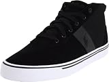 Polo Ralph Lauren Men’s Hanford Mid Fashion Sneaker,Black,8 D US
