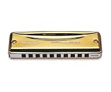 Suzuki Promaster Valved Gold Valved Harmonica, Key of Eb - B0014N47J2