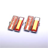ご印鑑セット2本 もみ皮付 SS 柘 13.5mm12mm 手彫り仕上げ