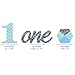 Big Dot of Happiness 1st Birthday Boy - Fun to be One - DIY Shaped First Birthday Party Cut-Outs - 24 Count