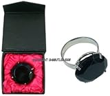Kitchen & Housewares : Four Black Diamond Effect Napkin Rings