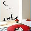 Home Decor Mural Art Wall Paper Stickers - Cats LWST-09