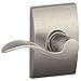 Century Trim with Accent Hall and Closet Lever, Satin Nickel (F10 ACC 619 CEN)