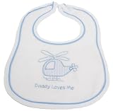 Dressed to Drool Boy "Daddy Loves Me" Bib