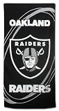 NFL Football Oakland Raiders Beach Towel = Can Be Used for Bath