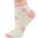 Minnesota Vikings Ladies White-Pink All Over Team Logo Ankle Socks