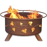 Patina Products F111, 30 Inch Grapevines Fire Pit