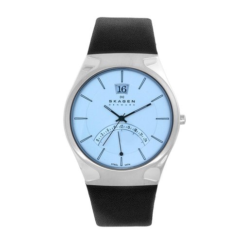 Skagen Men's 668XLSLZI Sports Watch Brown Leather Steel Watch