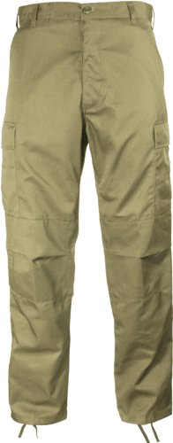 7905 Military BDU Pants, Army Cargo Fatigues (Khaki, Size Medium-Long)