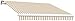 Awntech 14-Feet Maui-LX Left Motor with Remote Retractable Acrylic Awning, 120-Inch Projection, Linen/White